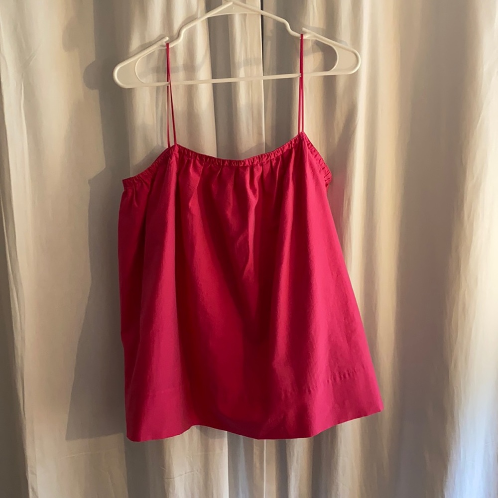 Wide cut tank top
